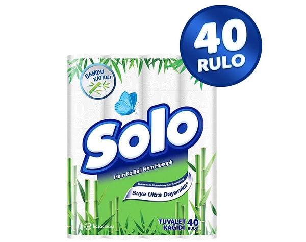 Solo Bambu Tuvalet Kağıdı 40’lı