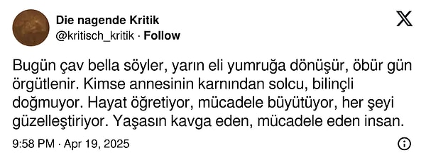 Olayı farklı yorumlayanlar da oldu.