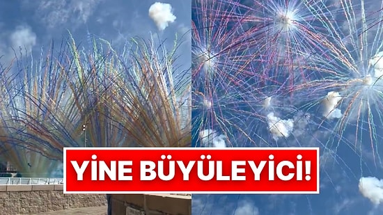 Geceleri Gökyüzünü Süsleyen Havai Fişekler Gündüz Nasıl Gözüküyor?