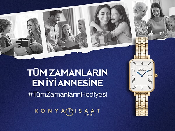 Tüm zamanların en iyi annesine, #TümZamanlarınEnİyiHediyesi Konyalı Saat'ten!