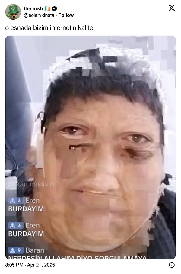 Tabii yurdum internet kullanıcısı da derdini mizahla anlattı.