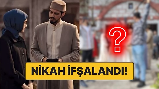Kızıl Goncalar'ın Finalinden Sızan Zeynep ve Cüneyd'in Nikah Görüntüsü Sosyal Medyayı Coşturdu!