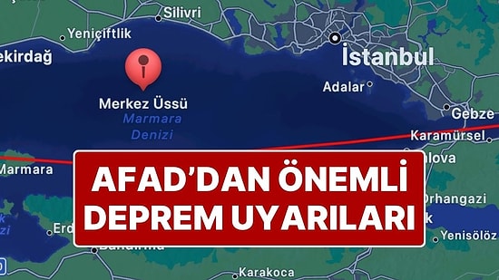 İstanbul’da Deprem Sonrası AFAD’dan Son Dakika Uyarısı: İstanbul Depremi Sonrası Dikkat!