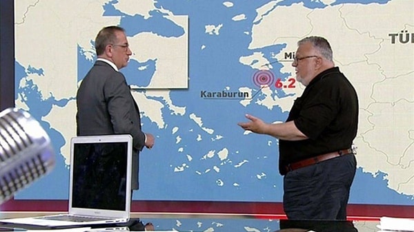 Kanal İstanbul projesi hakkında da konuşan Şengör, "Kanal İstanbul, 8.0 yıkıcılıktaki bölgede. Kanala tsunami gelirse tarumar eder. Kanalın betonu kırılırsa, deniz suyu yeraltı suyuna karışır, facia olur. Kanal İstanbul'a kesinlikle müsaade edilmemesi lazım" dedi. Görseli