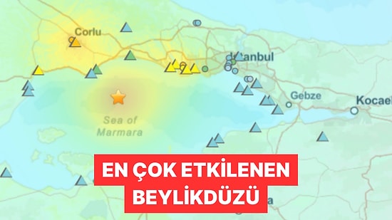 6.2 Büyüklüğündeki İstanbul Depremi Hangi İlçede Ne Kadar Hissedildi?