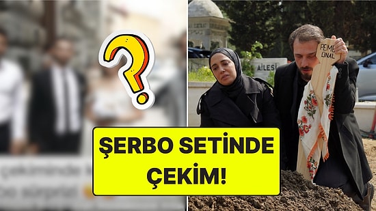 Nikah Fotoğrafı Çekiminde Kızılcık Şerbeti Setine Rastlayan Gelin ve Damat