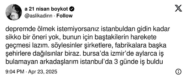 İnsanların İstanbul'da kalmasının birinci sebebi iş imkanları...