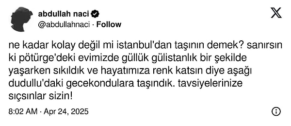 Herkesin zorunlulukları olduğunu vurgulayanlar...