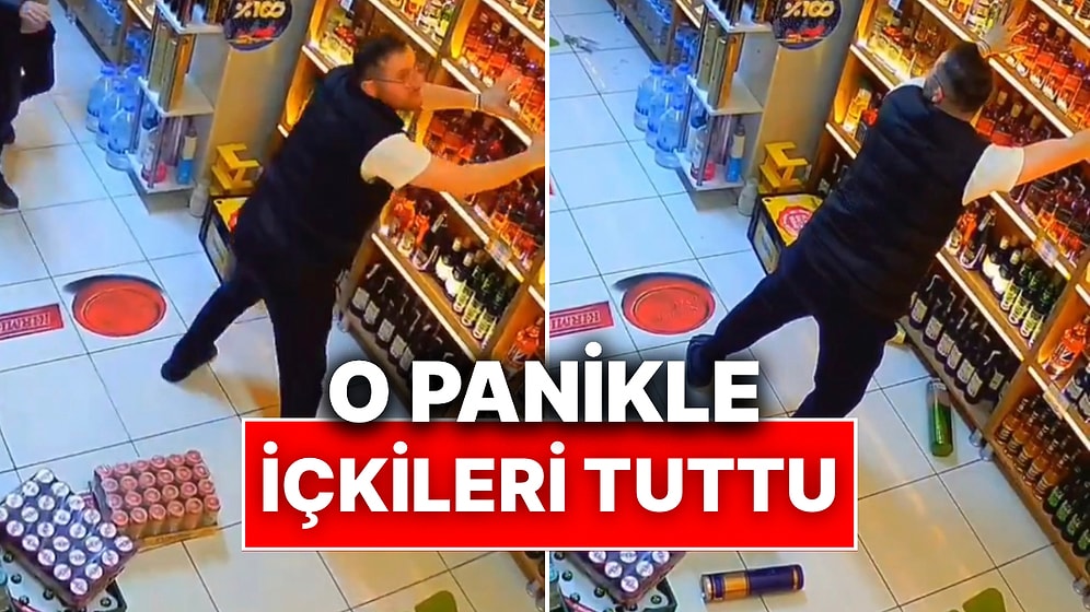 İstanbul Depremi Esnasında Bir Tekel Sahibi Kaçmak Yerine İçki Rafını Tutmaya Çalıştı