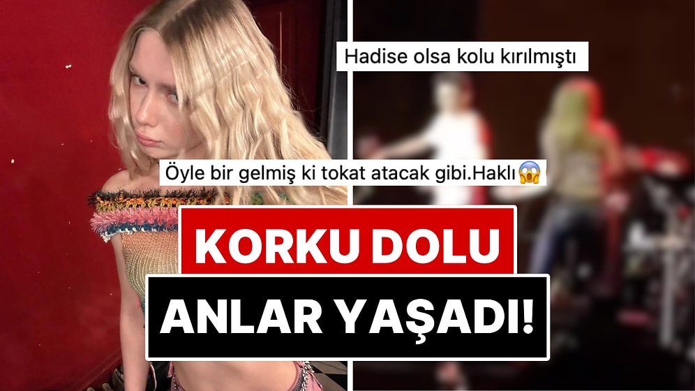 Dumura Uğradı: Aleyna Tilki Konser Anında Sahnede Üzerine Atlayan Hayranı Yüzünden Korku Dolu Anlar Yaşadı!