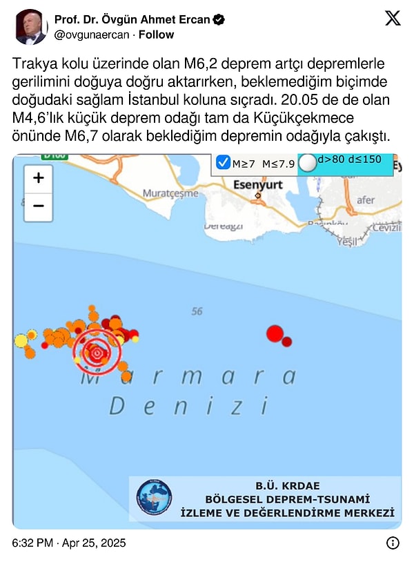 "Gerilim beklemediğim biçimde İstanbul koluna sıçradı."