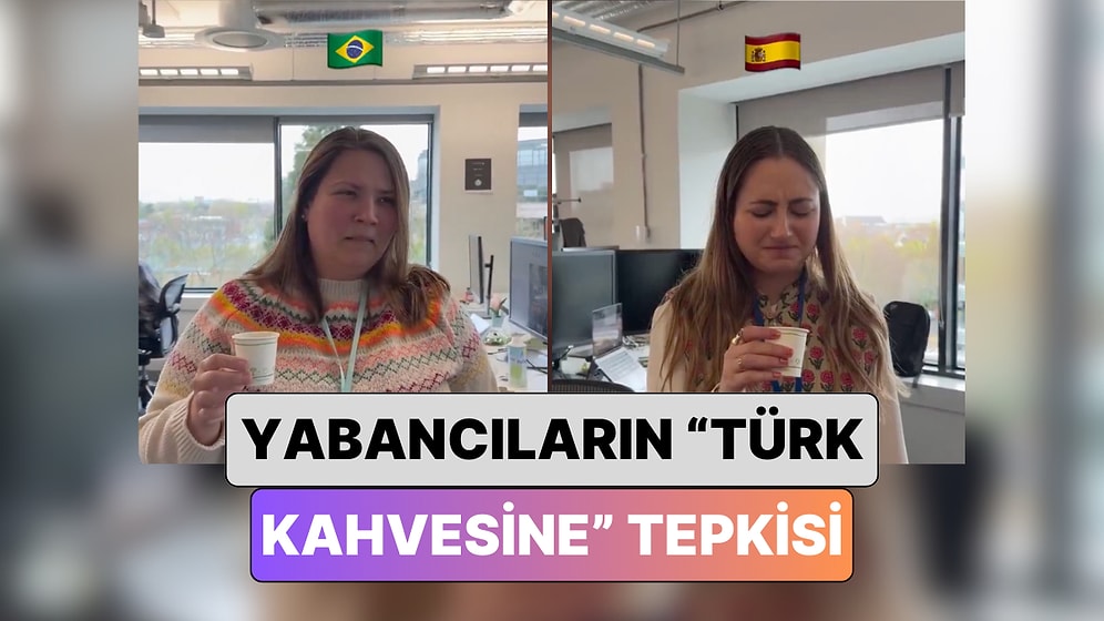 Bir İçerik Üreticisi Yabancı Arkadaşlarına Türk Kahvesi Deneterek Tepkilerini Kaydetti
