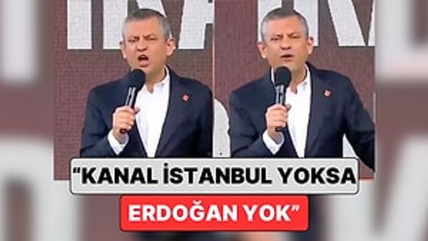 CHP Lideri Özgür Özel İBB'ye Yapılan Operasyonun Sebebinin "Kanal İstanbul" Olduğunu Söyledi