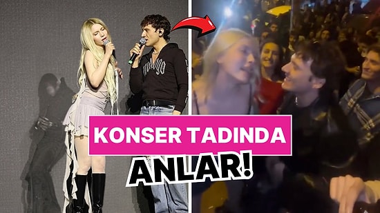 Aleyna Tilki ve Edis Sokağa Çıktı, Hayranlarına Mini Bir Konser Verdi!