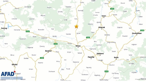 Kütahya dün gece sabaha kadar adeta beşik gibi sallandı. 7 saatte 65 deprem oldu.