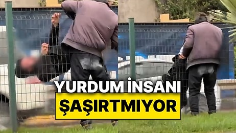 Trabzon’da Tellerden Atlayarak Karşıdan Karşıya Geçmek İsteyen Vatandaş Telde Asılı Kaldı