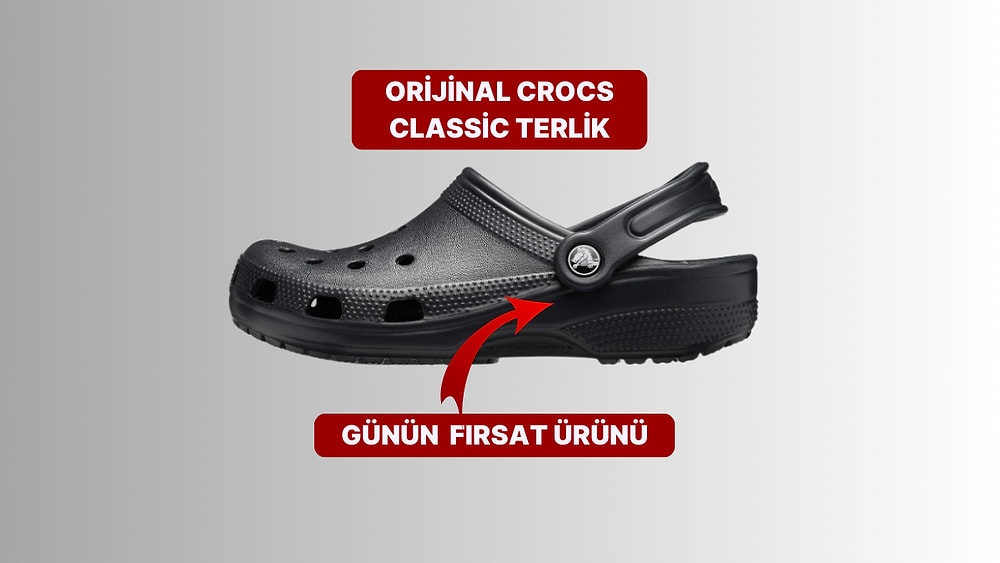 Günün Fırsatı: Çok Satanlar Listesinin Yıldızı Crocs Classic Terlik İndirimde!