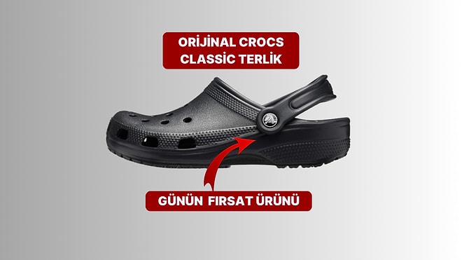 Günün Fırsatı: Çok Satanlar Listesinin Yıldızı Crocs Classic Terlik İndirimde!