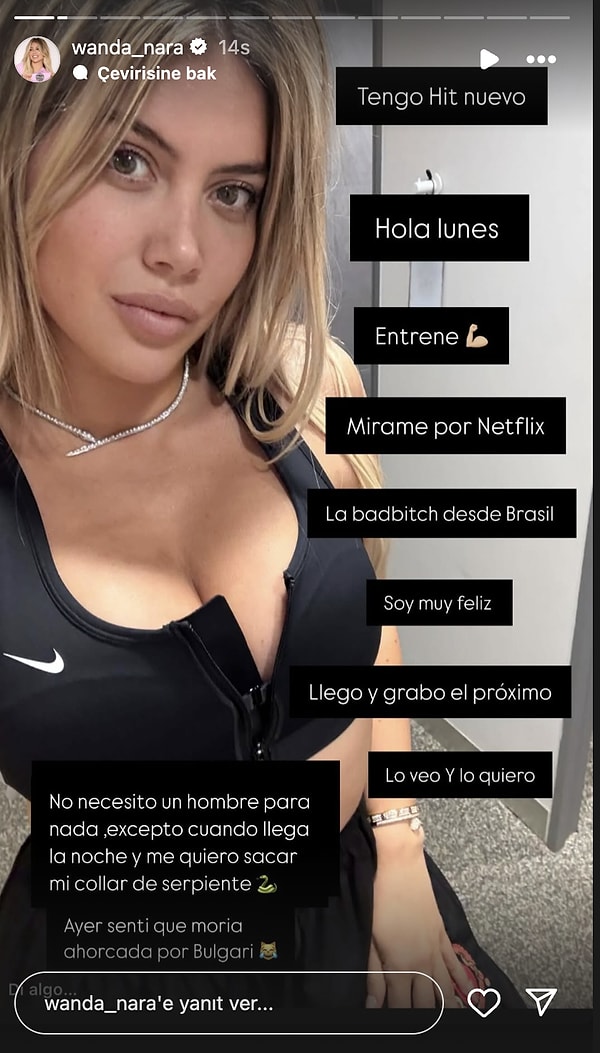 Peki sonunda ne mi oldu? Wanda Nara bu ilişkisinden de hayır göremedi.
