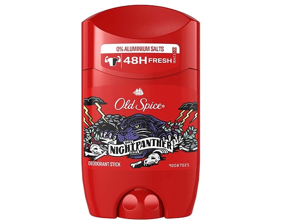 9. Old Spice Night Panther Erkekler İçin Stick Deodorant