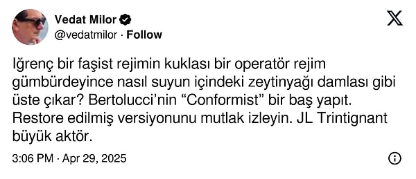 O paylaşımını buradan okuyabilirsiniz: