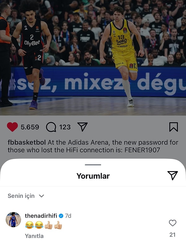 Yanıtsız bırakmadı