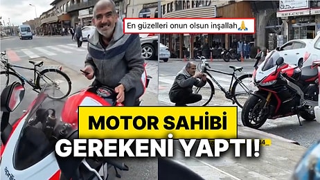 Hayalindeki Motosikletin Fotoğrafını Çeken Vatandaşın O Heyecanlı Anları Hafızanızdan Silinmeyecek!