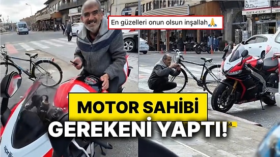 Hayalindeki Motosikletin Fotoğrafını Çeken Vatandaşın O Heyecanlı Anları Hafızanızdan Silinmeyecek!