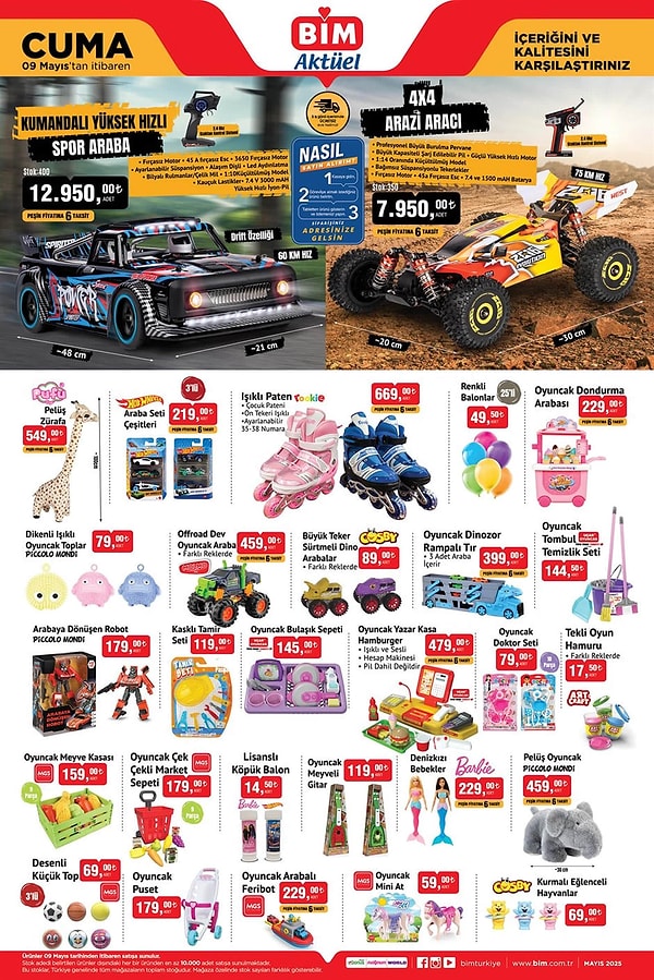 Kumandalı Yüksek Hızlı Spor Araba 12950 TL