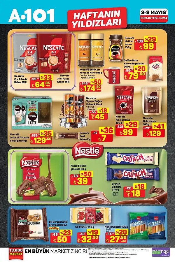 Nescafe Klasik Kahve 100 gr 109 TL