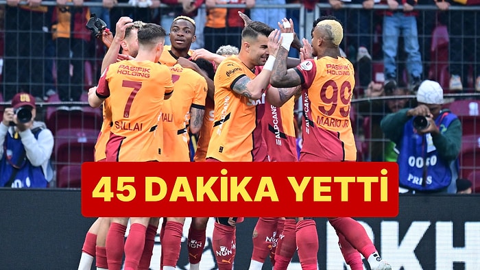 Galatasaray, Sivasspor'u 45 Dakikada 4-1 Yendi