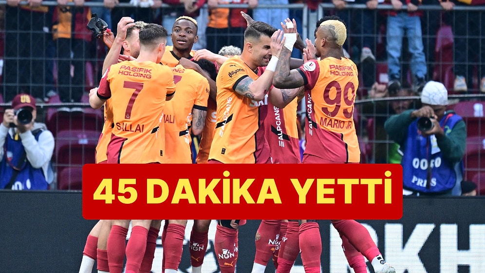 Galatasaray, Sivasspor'u 45 Dakikada 4-1 Yendi