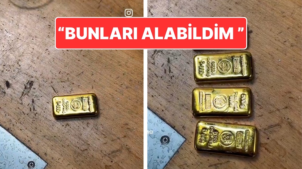Külçe Altınlarını Paylaştı: 1 Yıldır Almanya’da Bulunan Gurbetçinin Paylaşımı!