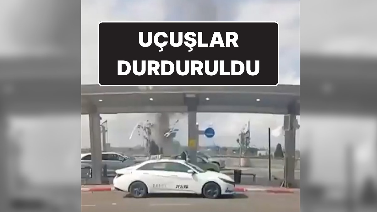Uçuşlar Durduruldu: İsrail’deki Ben Gurion Havalimanı’na Füze Düştü