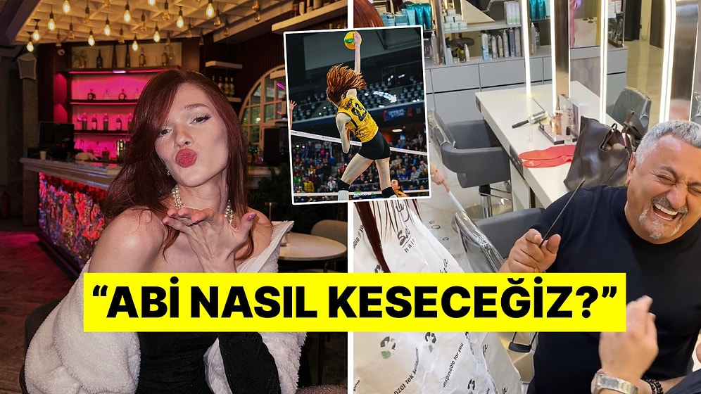 Vakıfbank'ın Yıldzı Marina Markova'nın Boyu Ünlü Kuaför Sabit Akkaya'yı Zora Soktu