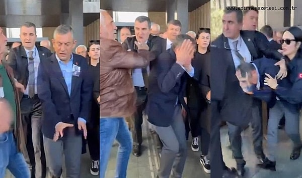 Sırrı Süreyya Önder'in cenazesine katılan CHP Genel Başkanı Özgür Özel, cenaze töreni çıkışında ani bir saldırıya uğradı.