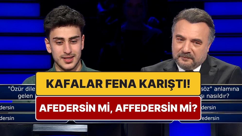 Pek Çok Kişi Yanlış Biliyormuş: Kim Milyoner Olmak İster'e TDK Sorusu Damga Vurdu!