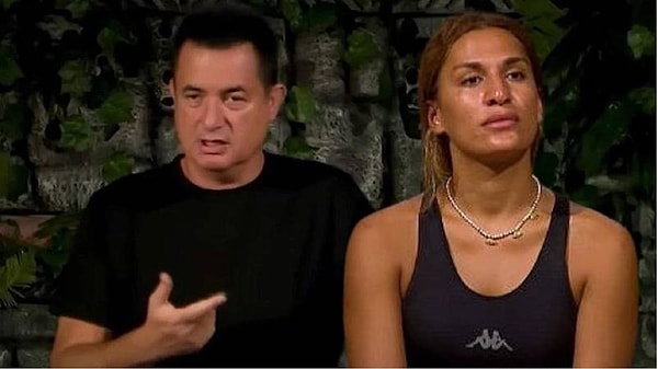 Survivor'da Almeda ve Batuhan, erzak ve başka kişisel ürünlerle dolu bir çantayla yakalandı.