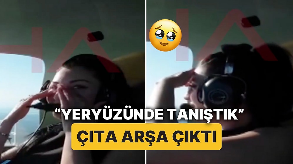 Gökyüzünde Evlilik Teklifi Alan Kadının Verdiği Orijinal Cevaba Gülmeden Geçemeyeceksiniz