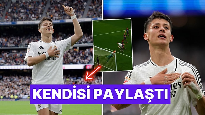 Arda Güler'in Attığı Harika Golü Bir de Bu Açıdan İzlemelisiniz