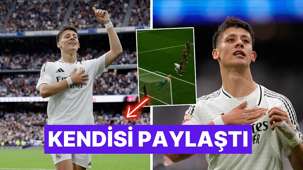 Arda Güler'in Attığı Harika Golü Bir de Bu Açıdan İzlemelisiniz