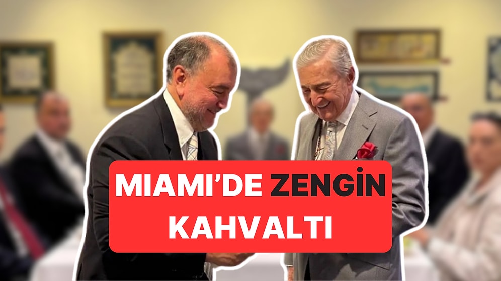 En Zengin Kahvaltı: Türk Milyarderler Rahmi Koç ve Murat Ülker Miami'de Kahvaltı Masasında