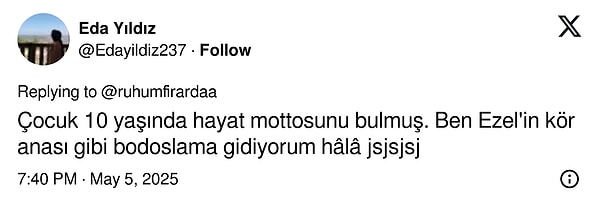 Kendisinden çıkarımlar yapanlar da var.