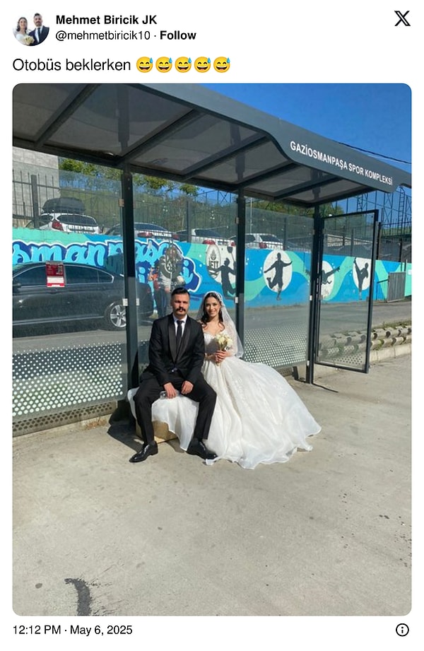 Bu güzel çiftten daha sonra başka bir fotoğraf daha geldi.