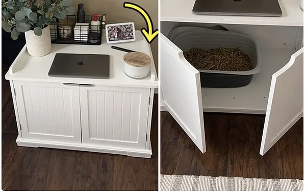 2. Trixie Kedi Tuvalet Kabı Mobilyası