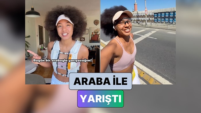 Yediği Yemekleri Yakmak İçin Kilometrelerce Koşan Ayşe Şimdi de Araba ile Yarıştı