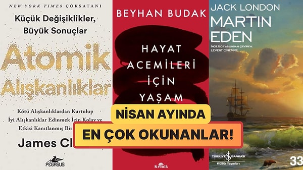 Nisan Ayının En Çok Satan Kitapları