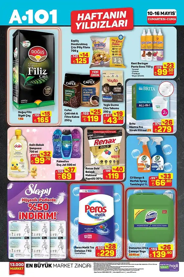Doğuş Filiz Siyah Çay 1 Kg 165 TL