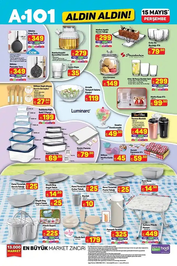 Cem Döküm Krep Tavası 349 TL