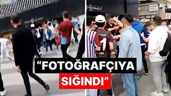 Trabzon'da Galatasaray Formasıyla Gezen Taraftara Saldırı